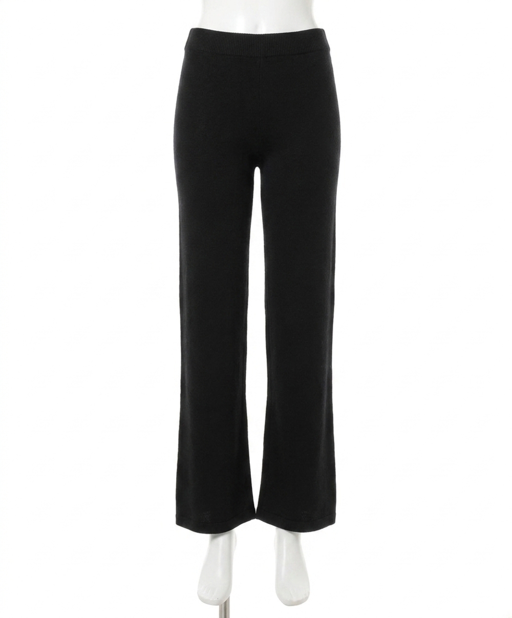 NEW FRENCH KYSS knit pants in black